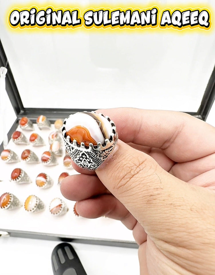 Original Sulemani Aqeeq Ring