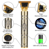 T9 Vintage Professional Hair Trimmer | Rechargeable Beard Trimmer & Styler for Men