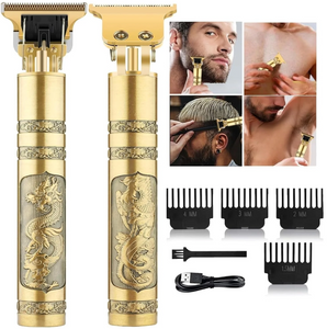 T9 Vintage Professional Hair Trimmer | Rechargeable Beard Trimmer & Styler for Men